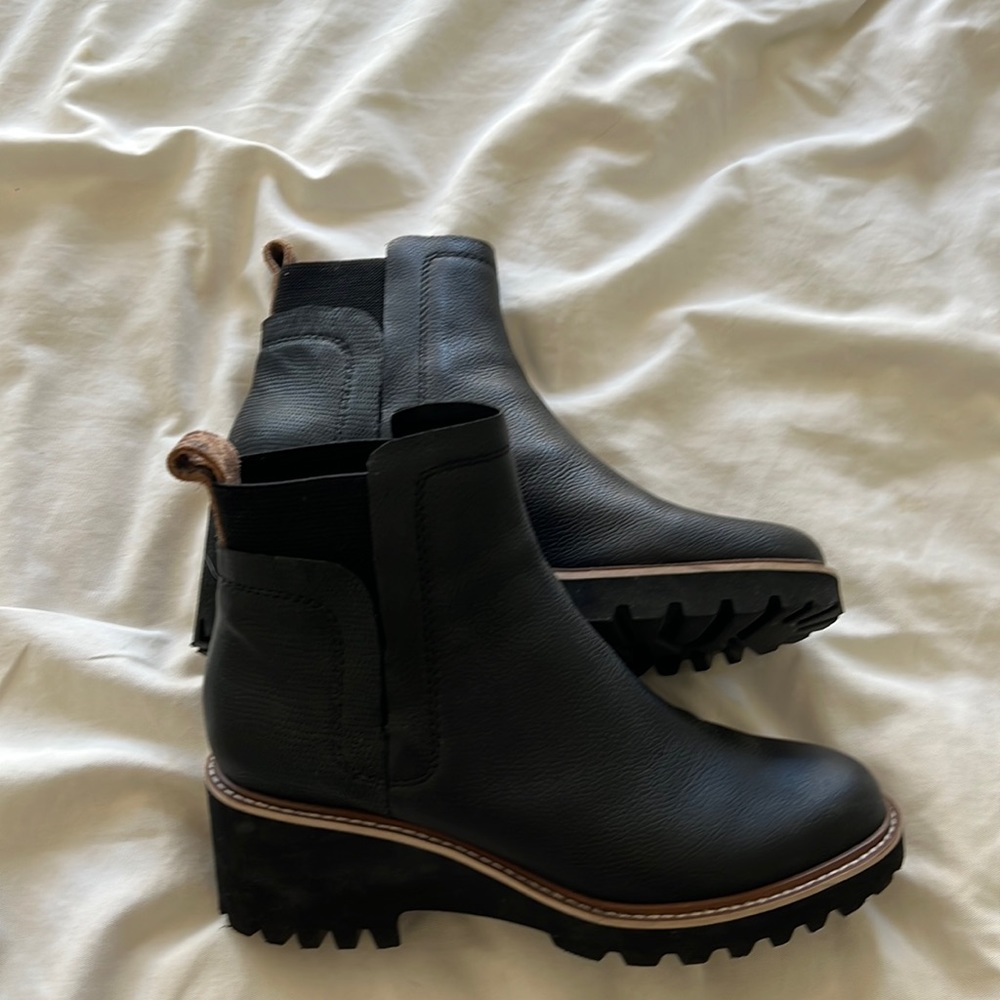 Dolce Vita Huey H2O boots in black leather